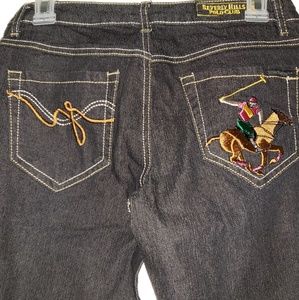 🎉SOLD🎉Beverly Hills polo club logo jeans